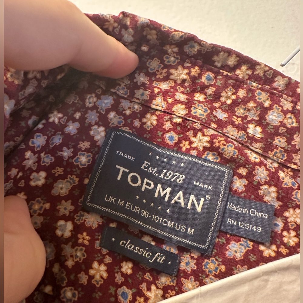TOPMAN button down - Picture 2 of 3